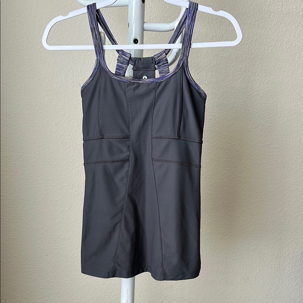 Gray Athletic Tank Top